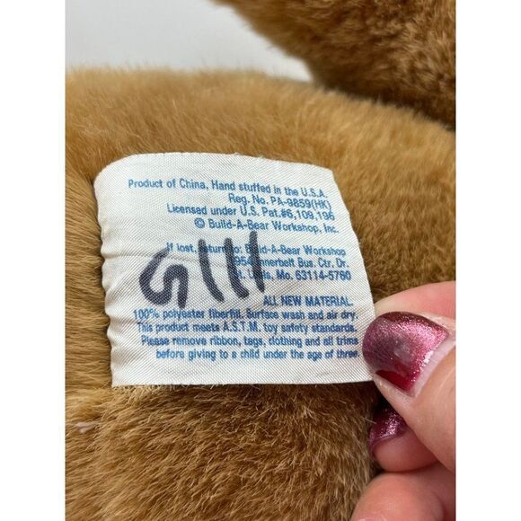 Build A Bear Workshop Classic 16" Brown Teddy Bear Plush Stuffed Animal Stuffy - Picture 7 of 10